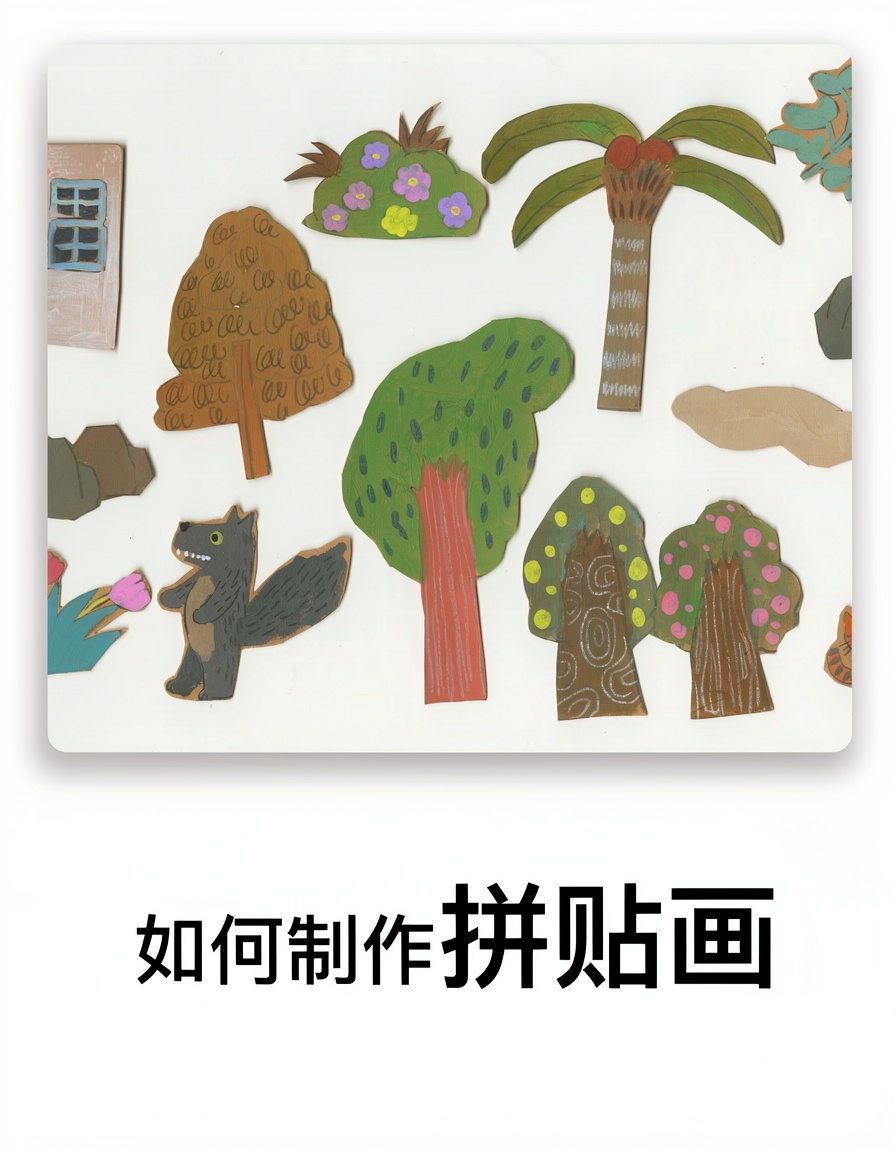 制作拼贴画