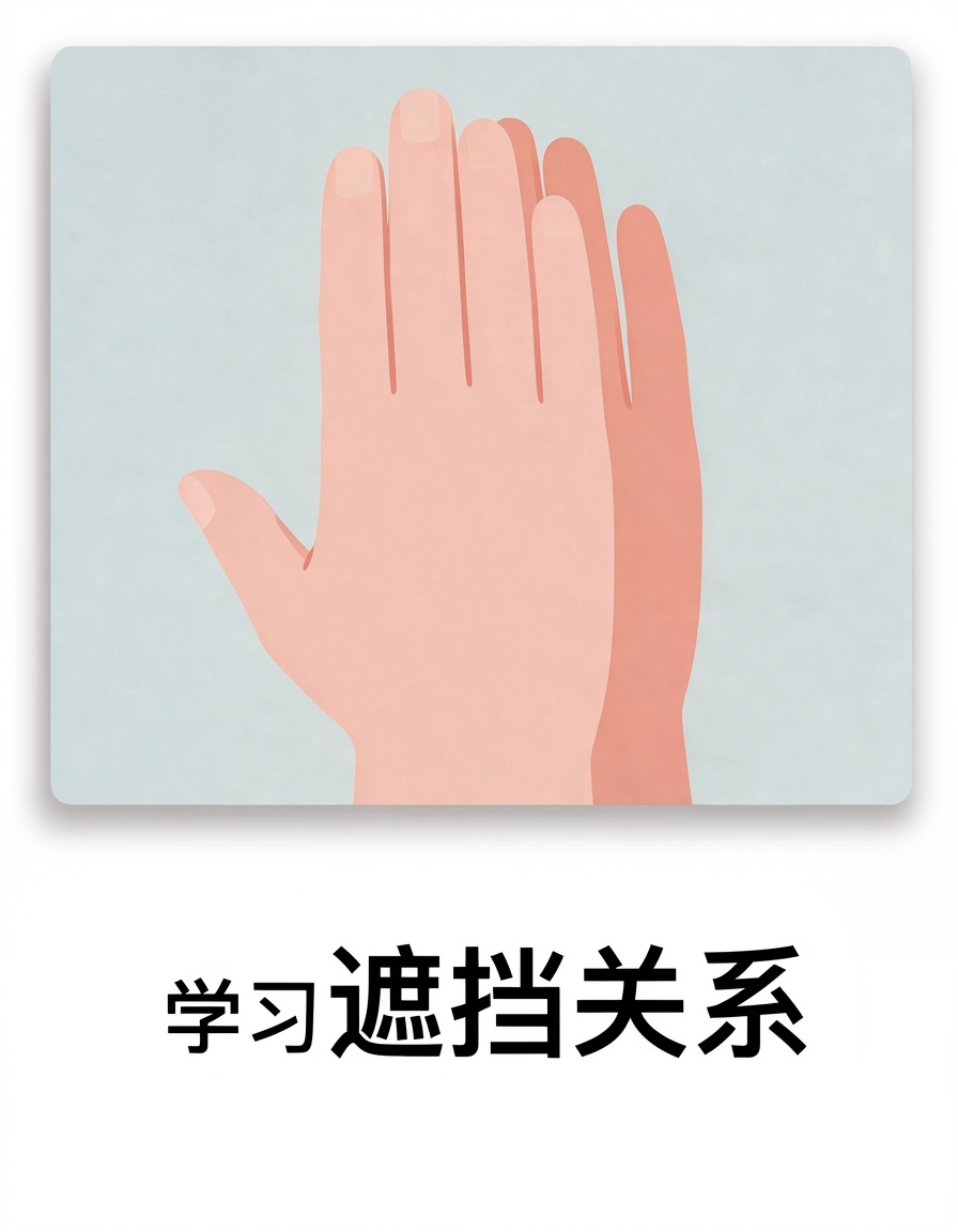 遮挡关系卡片